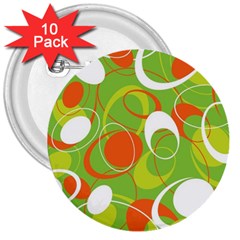 Abstract Seamless Pattern Background 3  Buttons (10 Pack)  by Vaneshart