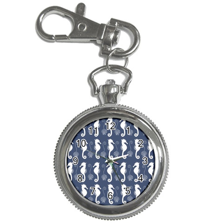 Seahorse Shell Pattern Key Chain Watches