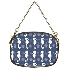 Seahorse Shell Pattern Chain Purse (two Sides) by Vaneshart