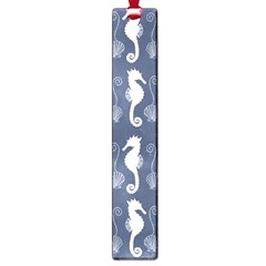 Seahorse Shell Pattern Large Book Marks by Vaneshart