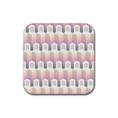 Seamless Pattern Background Entrance Rubber Coaster (square)  by Vaneshart