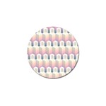 Seamless Pattern Background Entrance Golf Ball Marker (4 pack) Front