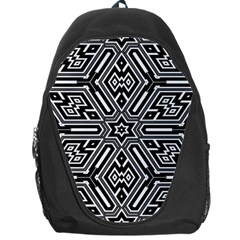 Grid Pattern Backdrop Backpack Bag by Vaneshart