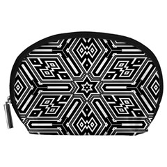 Grid Pattern Backdrop Accessory Pouch (large) by Vaneshart