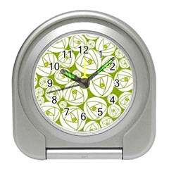 Rose Abstract Rose Garden Travel Alarm Clock by Vaneshart