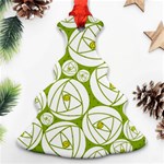 Rose Abstract Rose Garden Christmas Tree Ornament (Two Sides) Back