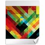 Pattern Colorful Geometry Abstract Wallpaper Canvas 12  x 16  11.86 x15.41  Canvas - 1