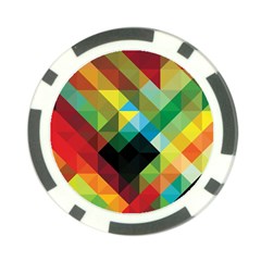 Pattern Colorful Geometry Abstract Wallpaper Poker Chip Card Guard (10 Pack) by Vaneshart