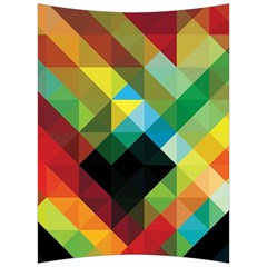 Pattern Colorful Geometry Abstract Wallpaper Back Support Cushion by Vaneshart