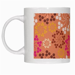 Abstract Seamless Pattern Graphic Pattern White Mugs by Vaneshart