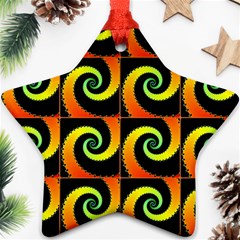 Spiral Seamless Pattern Ornament (Star)