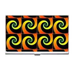 Spiral Seamless Pattern Business Card Holder