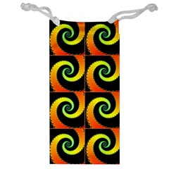 Spiral Seamless Pattern Jewelry Bag