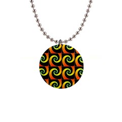 Spiral Seamless Pattern 1  Button Necklace