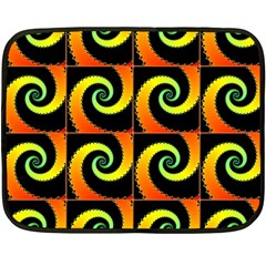 Spiral Seamless Pattern Double Sided Fleece Blanket (Mini) 