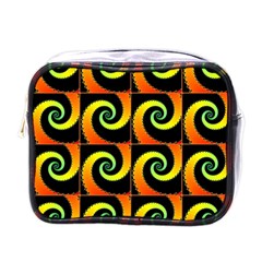 Spiral Seamless Pattern Mini Toiletries Bag (One Side)