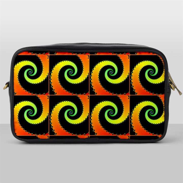 Spiral Seamless Pattern Toiletries Bag (One Side)