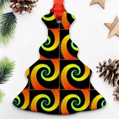 Spiral Seamless Pattern Ornament (Christmas Tree) 