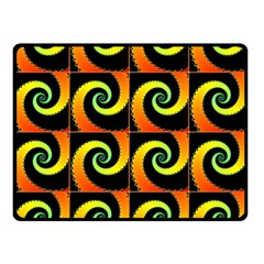 Spiral Seamless Pattern Double Sided Fleece Blanket (Small) 