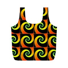 Spiral Seamless Pattern Full Print Recycle Bag (M)