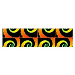 Spiral Seamless Pattern Satin Scarf (Oblong)