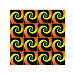 Spiral Seamless Pattern Small Satin Scarf (Square)