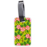 Roses Flowers Pattern Luggage Tag (two sides) Back