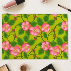 Roses Flowers Pattern Cosmetic Bag (xxl) by Vaneshart