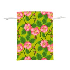 Roses Flowers Pattern Lightweight Drawstring Pouch (s)