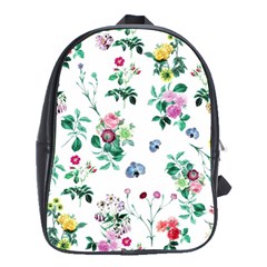 Leaves Green Aop School Bag (large) by Vaneshart