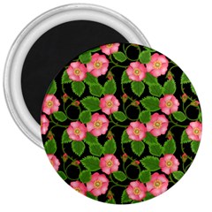 Roses Flowers Bud 3  Magnets by Vaneshart