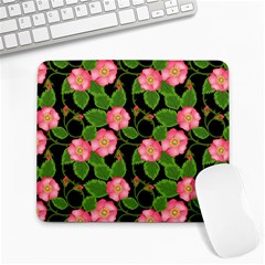 Roses Flowers Bud Large Mousepads by Vaneshart