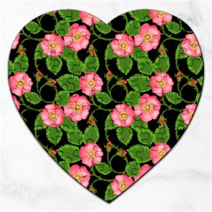 Roses Flowers Bud Jigsaw Puzzle (heart) by Vaneshart