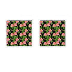 Roses Flowers Bud Cufflinks (square) by Vaneshart