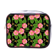 Roses Flowers Bud Mini Toiletries Bag (one Side) by Vaneshart