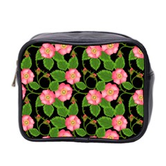 Roses Flowers Bud Mini Toiletries Bag (two Sides) by Vaneshart