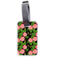 Roses Flowers Bud Luggage Tag (two Sides) by Vaneshart