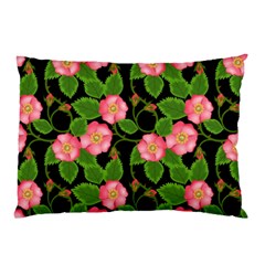 Roses Flowers Bud Pillow Case (two Sides) by Vaneshart