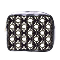 Abstract Seamless Pattern Graphic Black Mini Toiletries Bag (one Side) by Vaneshart