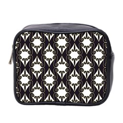 Abstract Seamless Pattern Graphic Black Mini Toiletries Bag (two Sides) by Vaneshart