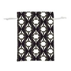 Abstract Seamless Pattern Graphic Black Lightweight Drawstring Pouch (s) by Vaneshart