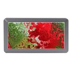 Abstract Stain Red Memory Card Reader (mini) by Vaneshart