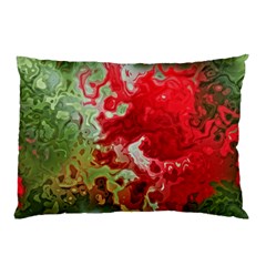 Abstract Stain Red Pillow Case (two Sides) by Vaneshart