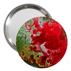 Abstract Stain Red 3  Handbag Mirrors by Vaneshart