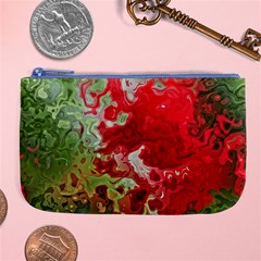 Abstract Stain Red Large Coin Purse by Vaneshart