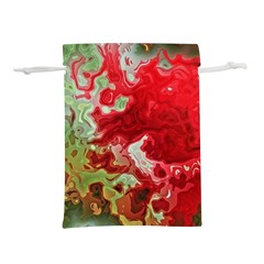 Abstract Stain Red Lightweight Drawstring Pouch (s) by Vaneshart