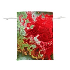 Abstract Stain Red Lightweight Drawstring Pouch (l) by Vaneshart