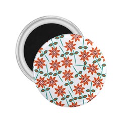 Vector Flower Floral 2.25  Magnets