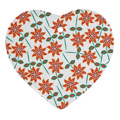 Vector Flower Floral Ornament (Heart)