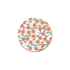 Vector Flower Floral Golf Ball Marker (4 pack)